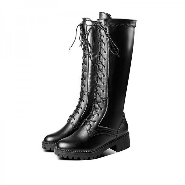 Autumn and Winter Women's Shoe Trend with Square Heels, Mid Heels, and Over Knee Heels 