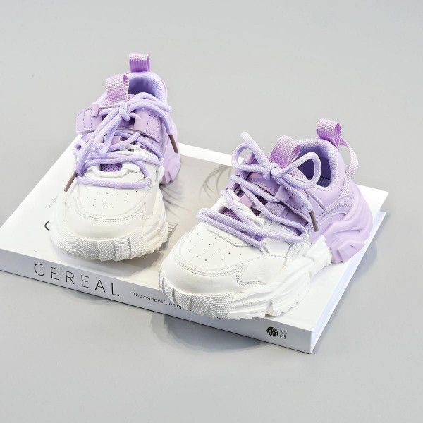 Girls' shoes, children's sports, spring and autumn styles, new spring and baby breathable soft soles, casual 
