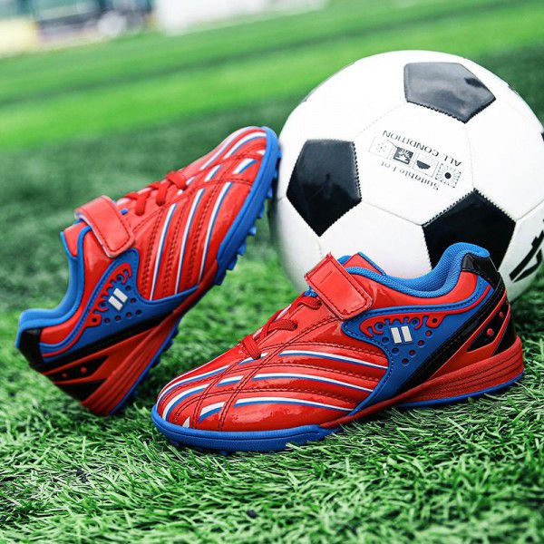 Children's Football boot, boys' short spikes, pupils' broken spikes, breathable girls' professional boys 