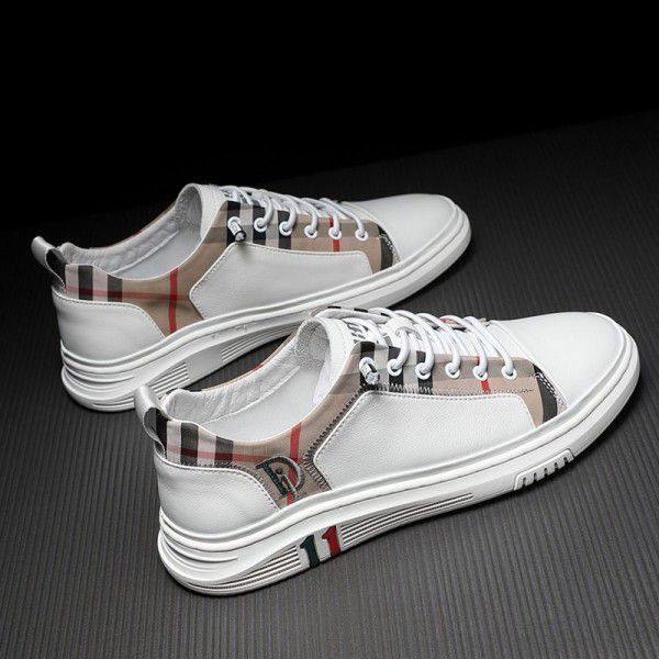 Summer New White Casual Shoes Fashion Soft Sole Soft Panel Shoe Trend 
