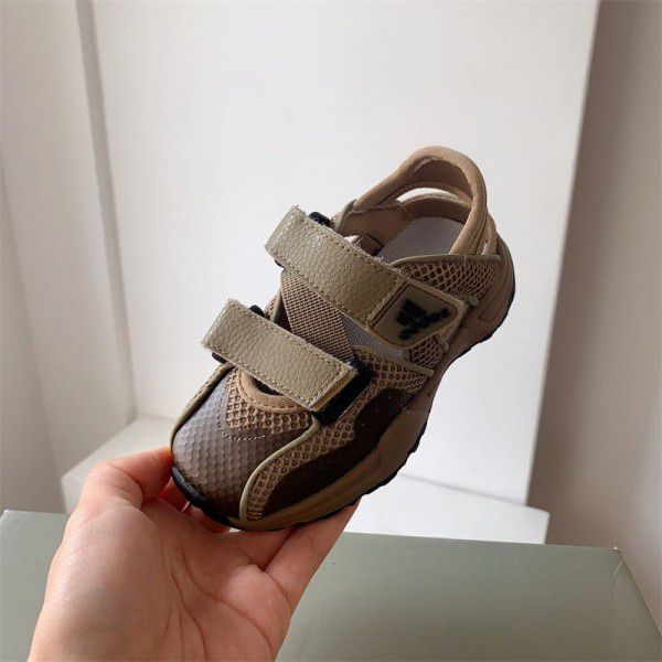 Children's shoes summer children's sports shoes mesh breathable hollow out boys' dad shoes girls' casual running shoes 