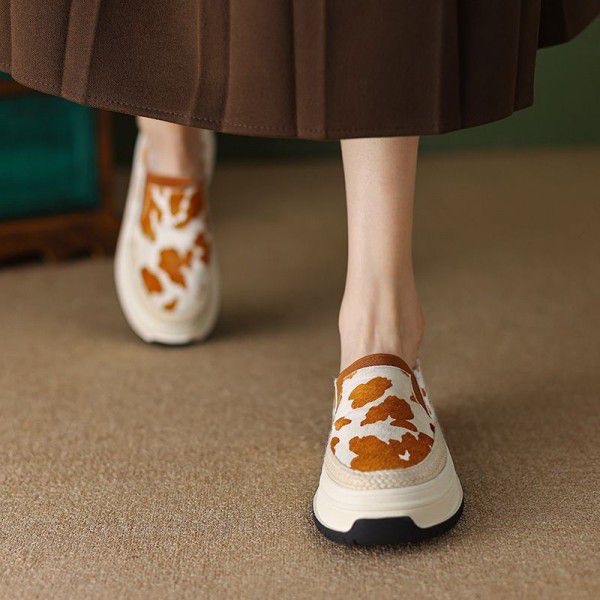 Slip-on shoe New style thick sole single shoes for...