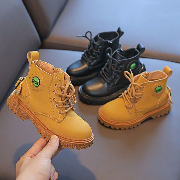 Children's Martin Boots Autumn and Winter New Girl...