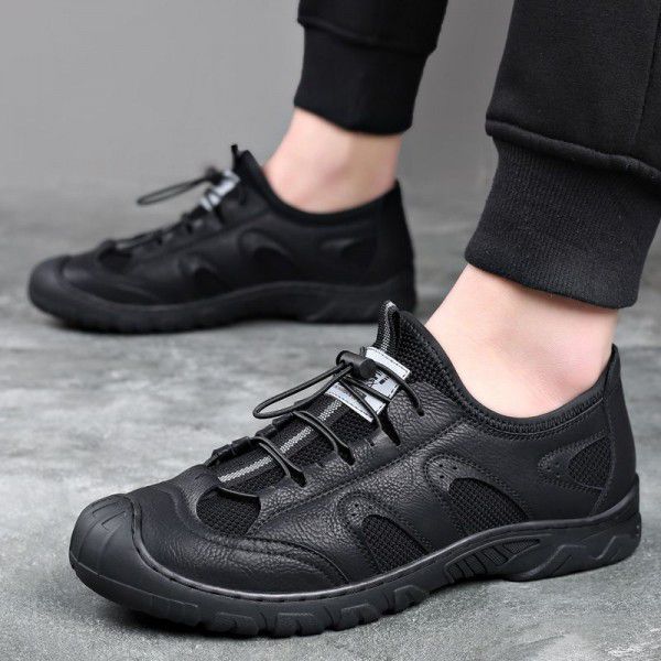 New Breathable Sports Shoes Men's Trend Men's Shoes Thick Sole Dad Shoes Running Shoes Travel 