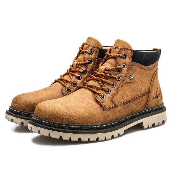 Men's shoe trend: workwear boots, autumn British s...