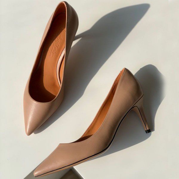 Female pointed new single shoes with thin heels, commuting fashion, small pointed toe 