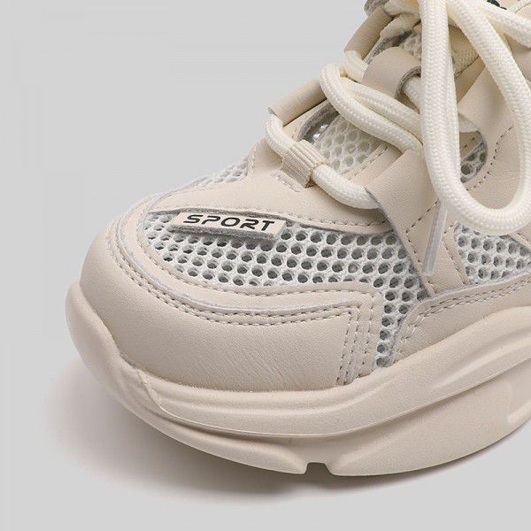 Children's Transparent Mesh Fashion Dad Shoes Summer New Children's Shoes Boys and Girls' Lightweight Sports Mesh Shoes Student Single Shoes 