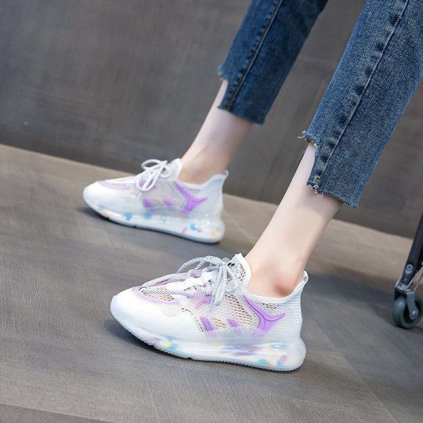 Bottom Dad Shoes Women's New Breathable Mesh Casua...