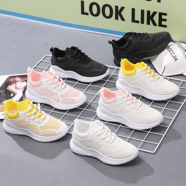 Spring and Summer New Sports Women's Shoes Running Shoes Versatile Casual Single Mesh Shoes for Women 