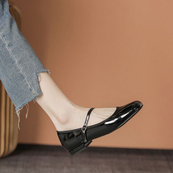 Spring flat soled women's shoes, soft soled casual women's dress, single shoe women 