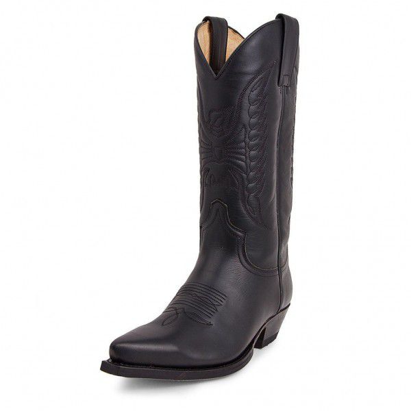 Pointed toe high heel western Cowboy boot embroidered high boots for lovers 