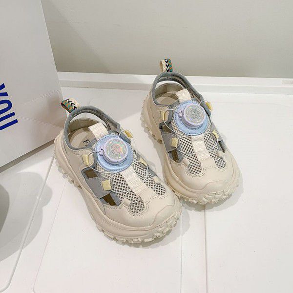 Children's Sports Shoes New Summer Girls' Sandals Boys' Hollow Out Running Shoes 