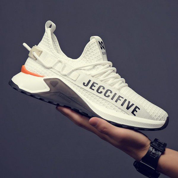 Summer New Mesh Sports Shoes Fashion Casual Shoes Thick Sole Inner Elevated Dad's Shoes 