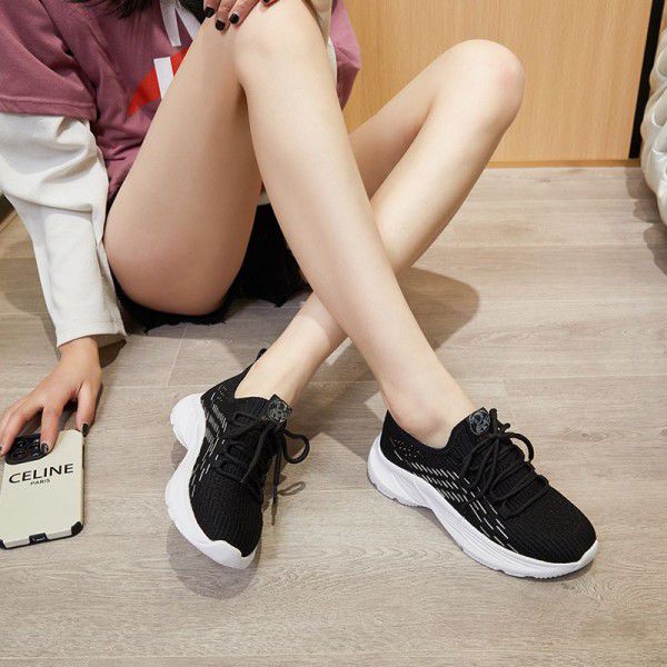 Spring New Mesh Shoes Single Shoe Sports Shoes Versatile, Lightweight, Casual, Comfortable, and Breathable 