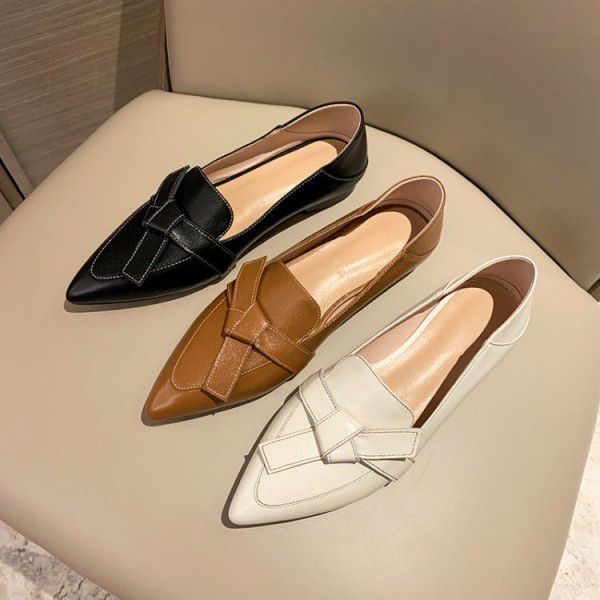 Spring and Autumn New Solid Color Low Heel Shoes, ...