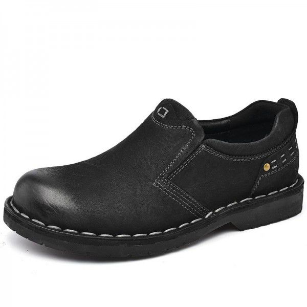 Casual shoes Men's shoes Genuine leather top layer cowhide shoes Walking shoes 