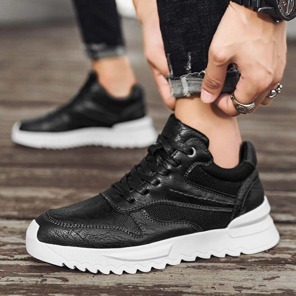 Spring Sports Casual Shoes Men's Shoes Thick Sole Fashion Trend Versatile Men's Board Shoes 