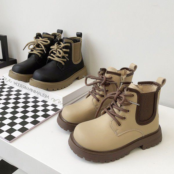 Children's Martin Boots Autumn New Girls' English ...