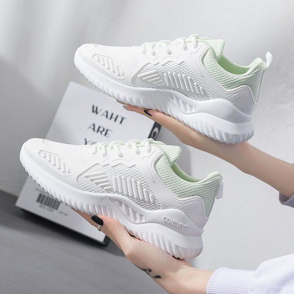 Spring and Summer New Sports Women's Shoes Running Shoes Versatile Casual Single Mesh Shoes for Women 