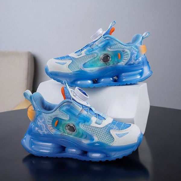 Children's shoes, boys' sports shoes, large children's breathable single mesh children's casual girls' shoes 