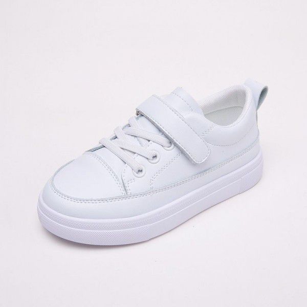 Little White Shoes Children's Board Shoes New Casual Cowhide Breathable and Comfortable Soft Sole Spring and Autumn Sports Children's Shoes 