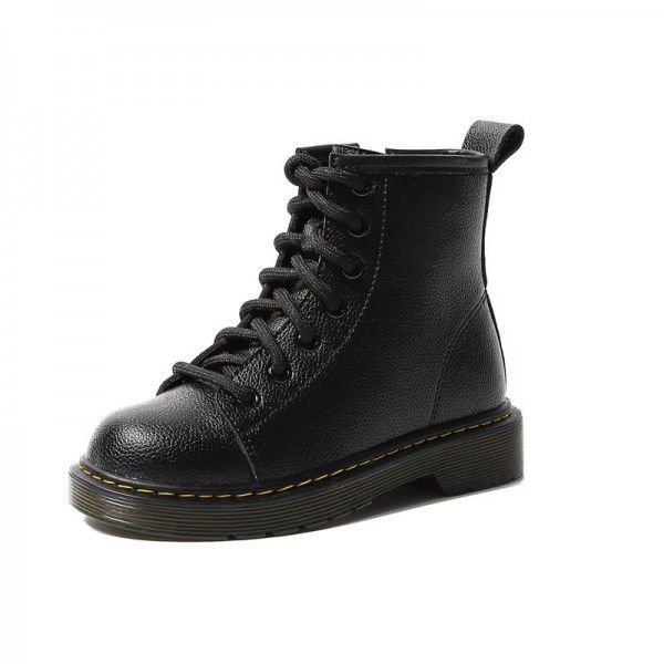 Genuine leather children's Martin boots Spring and Autumn new girls' English style short boots boys' boots baby girls' single boots 