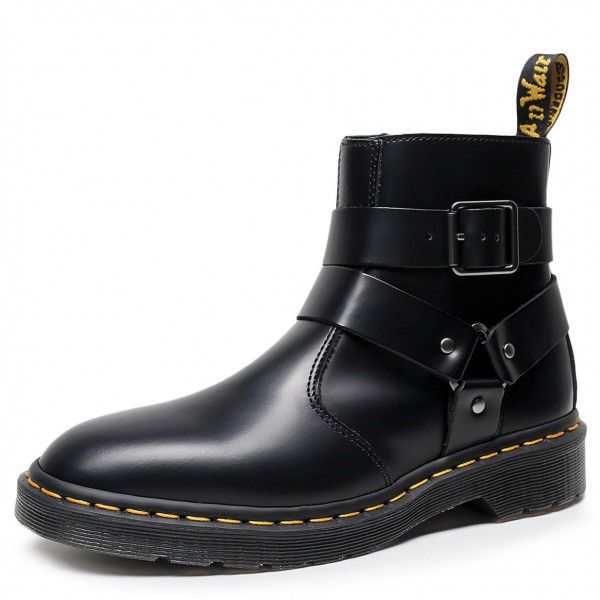 Zip closure Chelsea boot Martin boots Leather shor...