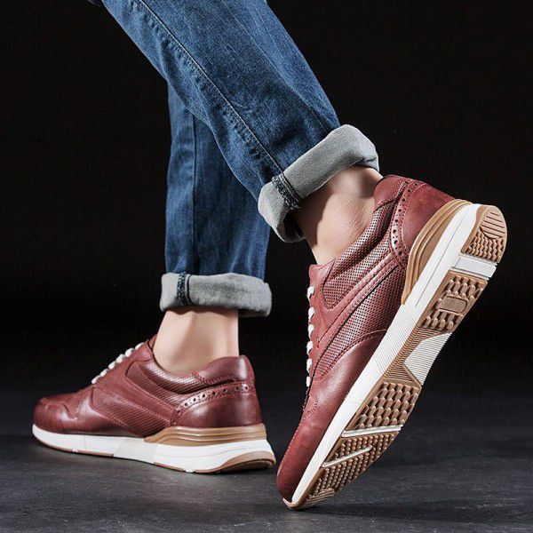 Winter sports Shoes Running Shoes Leather Surface Outdoor Lacing Casual 