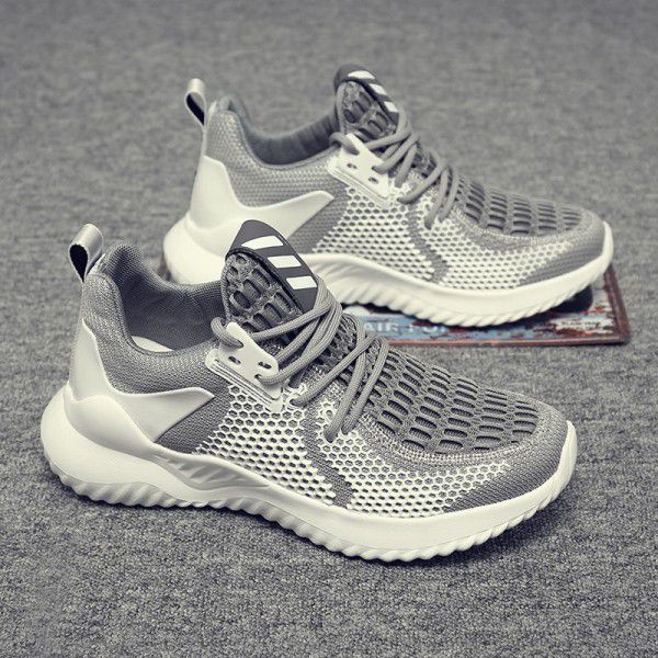 Mesh sports shoes for men, spring new soft sole li...