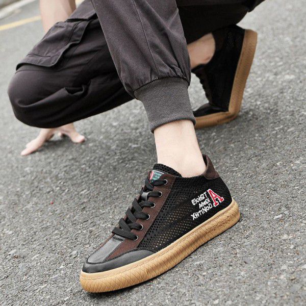 New men's shoes trend mesh shoes men's casual men's board shoes sports shoes 