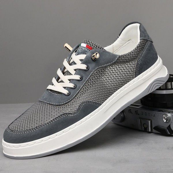 Shoes Men's Summer Mesh Shoes Breathable Hollow Me...