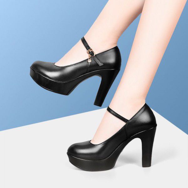 High heeled shoes, wedding thick heels, new runway shoes 