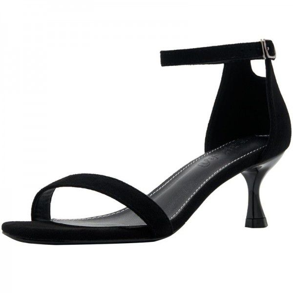 Comfortable soft leather fashionable single shoes for women in spring and summer, new sexy high heels for women in slim heels 