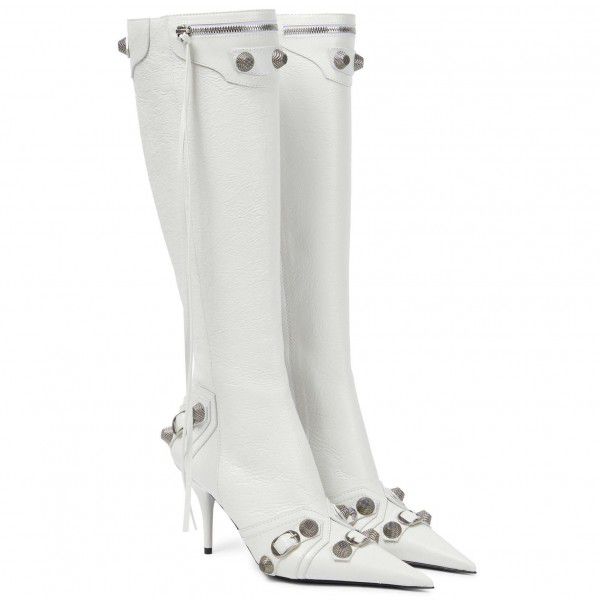 Winter Hot Domestic New Liuding Pointed Head Thin High Heel Long Sleeve Women's Boots 