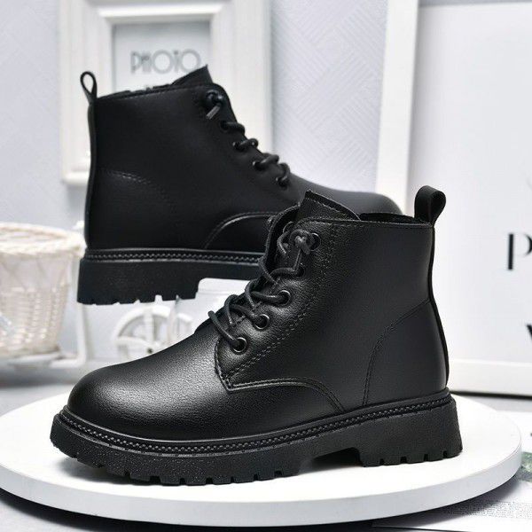 Children's Martin Boots Autumn New Boys' Vintage English Style Short Boots Girls' Fashion Boots Mid size Children's Shoes 