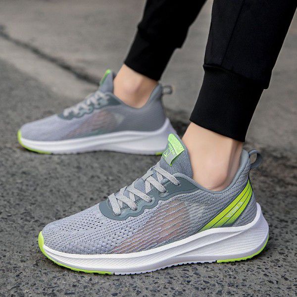 Breathable mesh shoes for men, new summer mesh sports shoes for men, running trendy shoes for men, casual men's shoes 