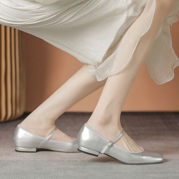 Spring flat soled women's shoes, soft soled casual women's dress, single shoe women 