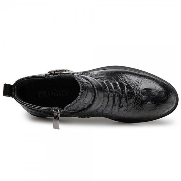 Men's leather boots and short boots 