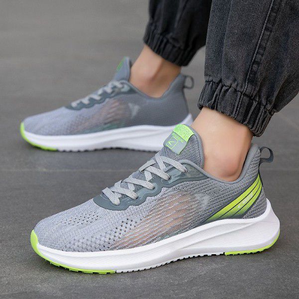 Breathable mesh shoes for men, new summer mesh sports shoes for men, running trendy shoes for men, casual men's shoes 
