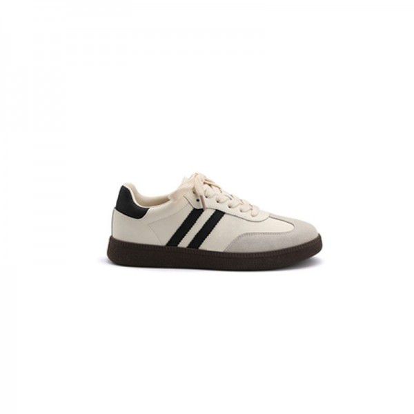 Genuine leather small white shoes for women, retro casual sports board shoes, German training shoes for women 