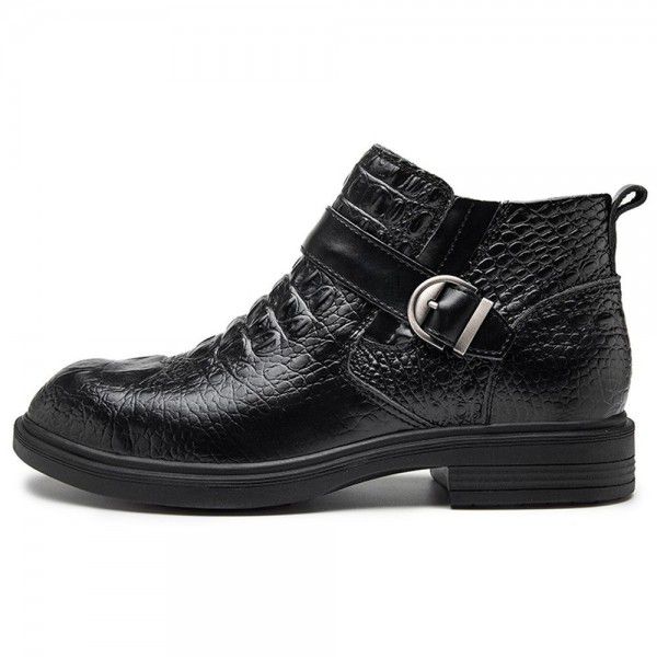Men's leather boots and short boots 