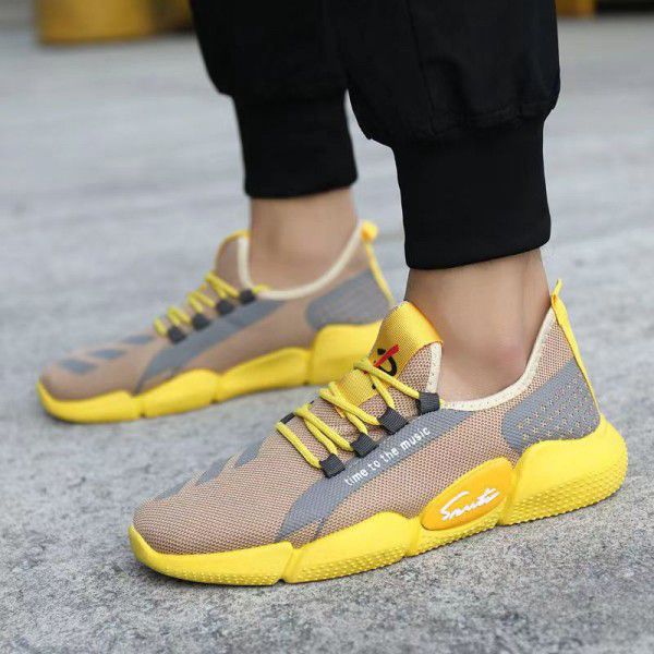 Men's shoes, new summer sports shoes, running shoes, mesh shoes, casual shoes, men's fashion, breathable 