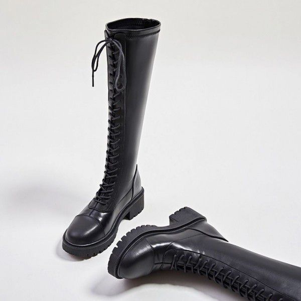 Genuine leather boots for women in winter, new sty...