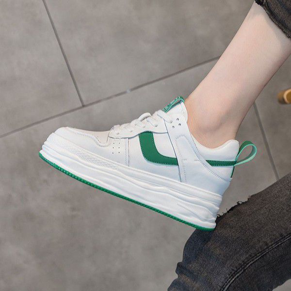 Genuine leather Forrest Gump single shoes for wome...