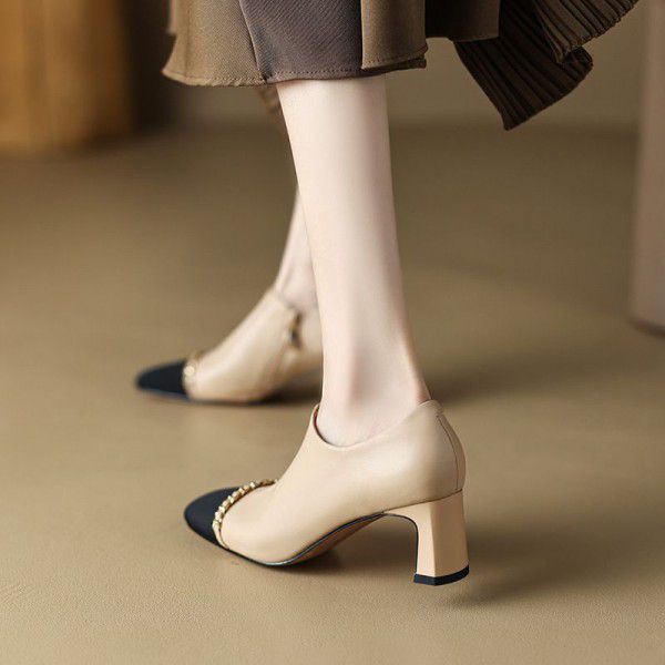 High Heels Women's Spring and Autumn New Thick Hee...