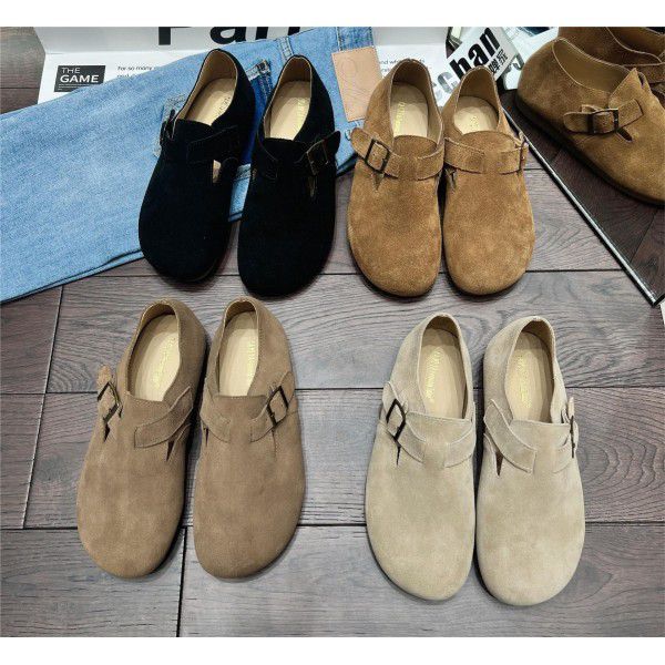 Boken shoes, women's genuine leather, autumn and w...
