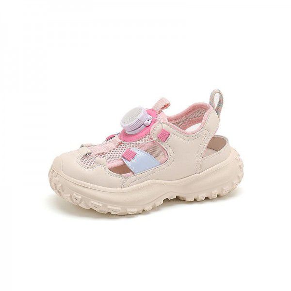 Children's Sports Shoes New Summer Girls' Sandals Boys' Hollow Out Running Shoes 