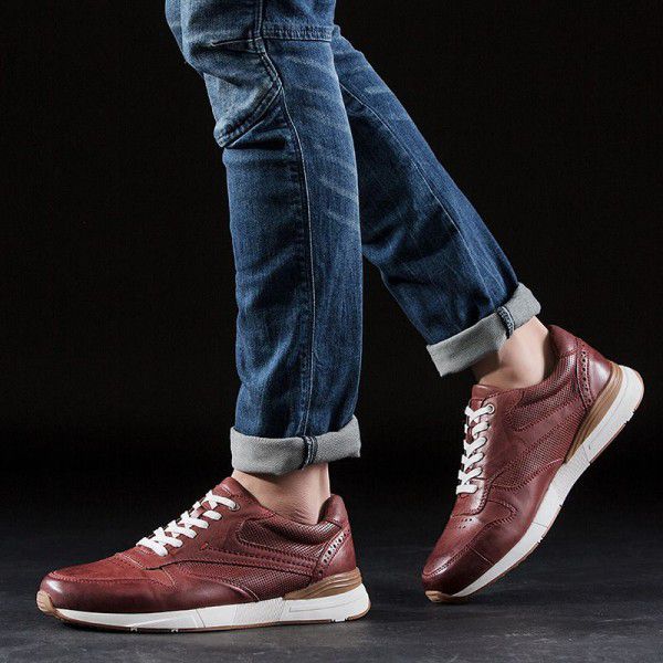 Winter sports Shoes Running Shoes Leather Surface Outdoor Lacing Casual 