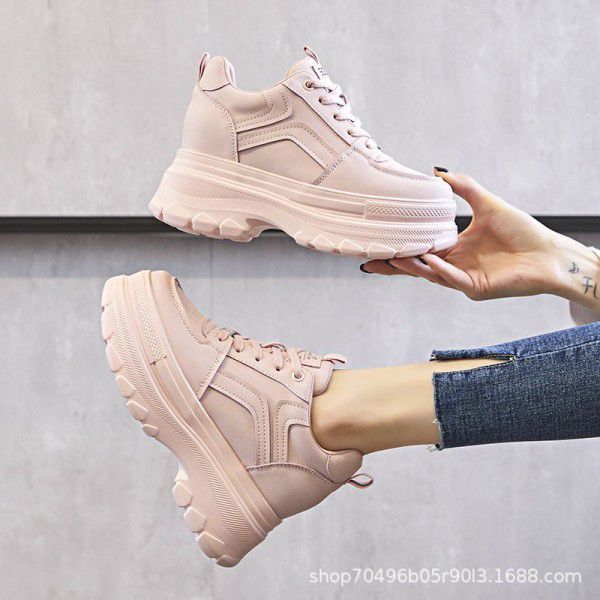 Little White Shoes Women's Matsuda Sole New Single Shoes Popular Thick Sole Small Inner Height Casual Shoes Children 