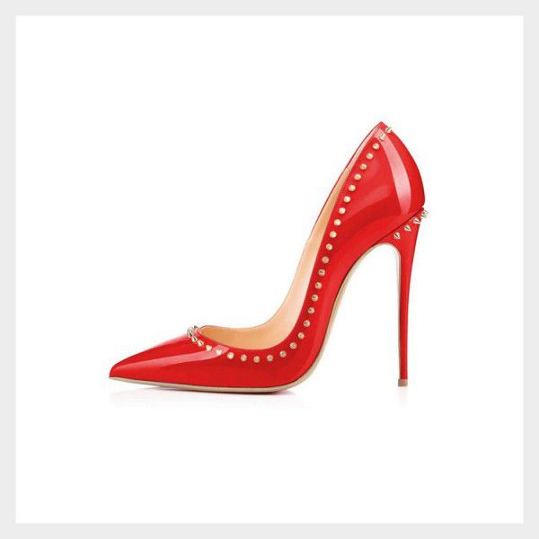 Women's ultra-fine high heels with willow nails single shoes 